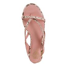 "As Is" Vince Camuto Melly Leather Slingback Sandal