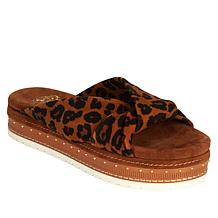 "As Is" Vince Camuto Rareden Twisted Leather Platform Slide Sandal