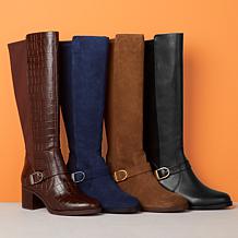 "As Is" Vince Camuto Zennia 2 Wide Calf Tall Boot with Stretch Back