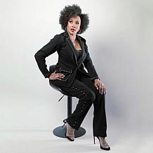 "As Is" Vivica A. Fox Collection Millenium Pant with Side Studs