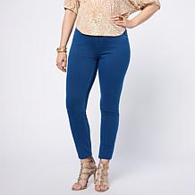 "As Is" Vivica A. Fox Collection Pull-On Knit Denim Jegging