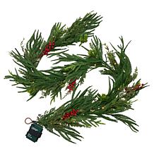 "As Is" Winter Lane 6' Illuminated Holiday Garland