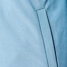 "As Is" Wynne Collection Luxe Crepe Drape Front Jacket