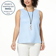 "As Is" WynneCollection Bonded Faux Suede Shell