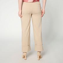 "As Is" WynneCollection Flatter FIT Straight Leg Cuffed Pant