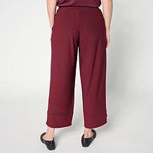 As Is WynneCollection Luxe Crepe Pull-On Pant