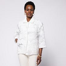 "As Is" WynneCollection Novelty Organza Jacket