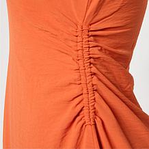 "As Is" WynneCollection V-Neck Sleeveless Asymmetric Hem Dress