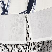 "As Is" WynneLayers Chiffon and Jersey Crew-Neck Tee