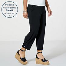 "As Is" WynneLayers Ottoman Knit Button Hem Pant