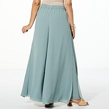 "As Is" WynneLayers Pull-On Chiffon Double-Layer Palazzo Pant