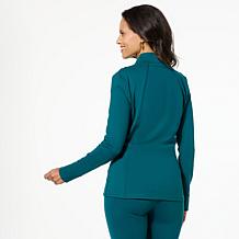 "As Is"Joy Collection Luxe Performance Ultra Smooth Zip Up Jacket