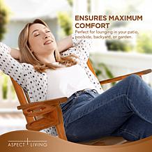 Aspect Living Vega Natural Stain Outdoor Rocking Chair