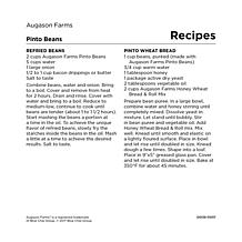 Augason Farms 24lb Pinto Beans- 253 Servings