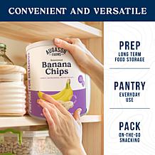 Augason Farms 2lbs Banana Chips - 22 Servings