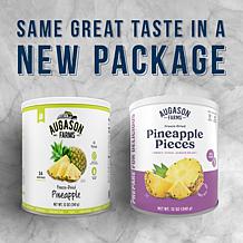 Augason Farms Freeze-Dried Pineapple Chunks Gluten Free