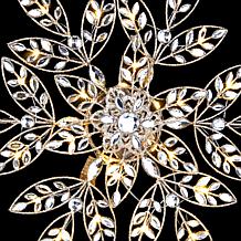 august & leo 18" LED Jeweled Snowflake