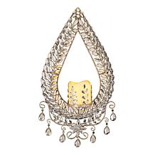 august & leo 20" Tear Drop Wall Sconce with Flameless Candle