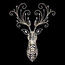 august & leo 28" LED Jeweled Deer Head