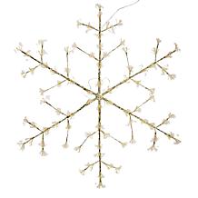 august & leo 43” Jeweled LED Hanging Snowflake