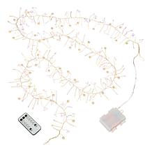 august & leo 6.5' LED Pearl & Crystal String Lights Set of 2