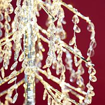 august & leo LED Acrylic 4' Crystal Tree