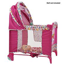 Baby Alive: Deluxe Doll Play Yard - Pink & Rainbow