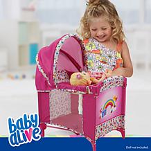 Baby Alive: Deluxe Doll Play Yard - Pink & Rainbow