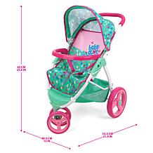 Baby Alive Doll Jogging Stroller - Green, Pink, Hearts