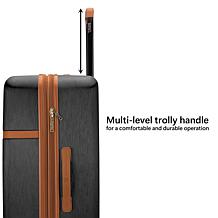 Badgley Mischka Grace 3-Piece Expandable Retro Luggage Set