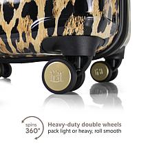 Badgley Mischka Leopard 3-Piece Expandable Luggage Set