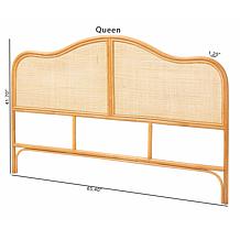 bali and pari Adelita Rattan Headboard - Queen