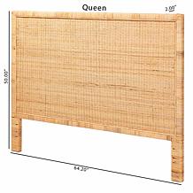 bali & pari Adelyn Modern Bohemian Queen Size Headboard
