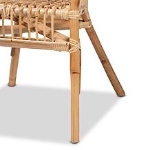 bali & pari Alleta Modern Bohemian 2-Piece Dining Chair Set