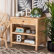 bali & pari Bella Modern Bohemian 1-Drawer Console Table