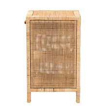 bali & pari Bella Modern Bohemian 1-Drawer Nightstand