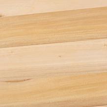 bali and pari Caribic Modern Round Acacia Wood Coffee Table