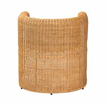 bali and pari Carina Rattan Barrel Dining Chair