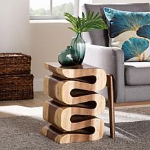 bali and pari Eliada Wooden Side Table