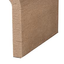 bali and pari Eviana Japandi Waterfall Coffee Table with Woven Jute