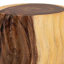bali and pari Fuchsia Wood Side Table