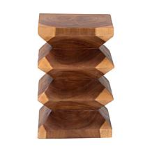 bali and pari Malati Suar Wood Side Table