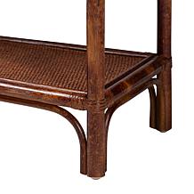 bali and pari Sebalio Rattan Console Table with Shelf