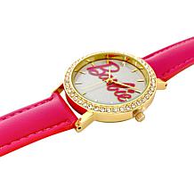 Barbie Special Edition Women's Glitter Dial Logo Watch