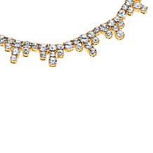 BAUBLEBAR Bella 16-1/4" Clear Stone Tennis Statement Necklace