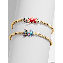 BAUBLEBAR Disney Lilo Goldtone Beaded Pisa Stretch Bracelet