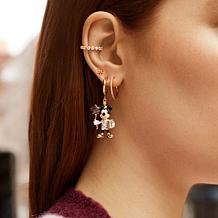 BAUBLEBAR Disney Mickey Mouse Celebration Hoop Dangle Earrings