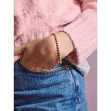 BAUBLEBAR Heart Stone and Enamel Line Bracelet