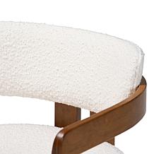 Baxton Studio Carice Boucle Dining Chair