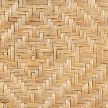 Baxton Studio Dariana Modern Bohemian Rattan 6-Drawer Storage Cabinet
